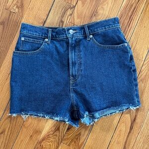 Everlane Dark Blue Jean Shorts